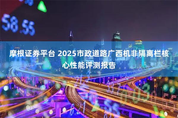 摩根证券平台 2025市政道路广西机非隔离栏核心性能评测报告